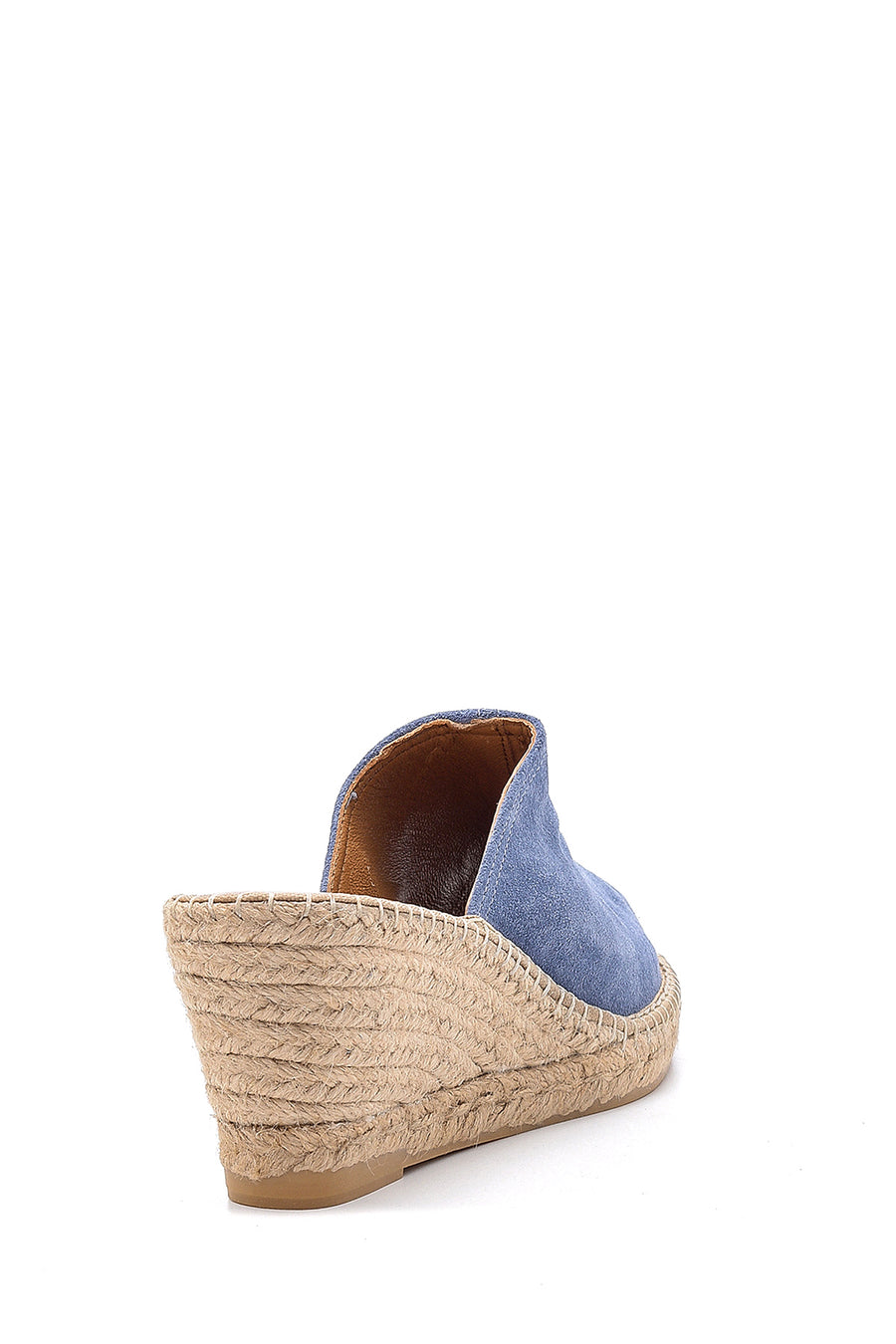 Women's Suede Wedge Heeled Slippers