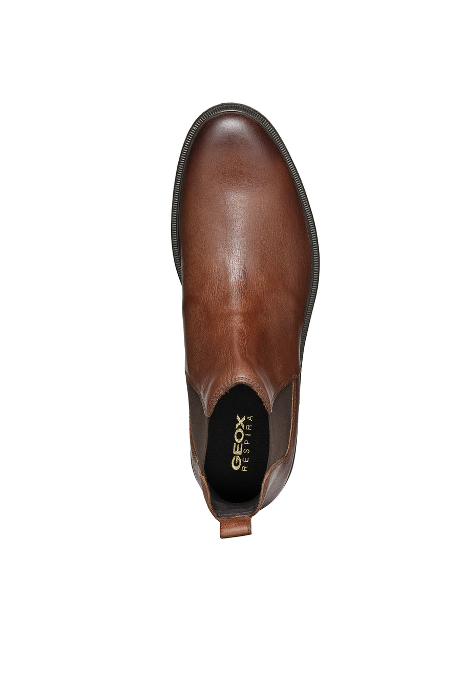 Geox Men's Brown Terence Leather Chelsea Boots