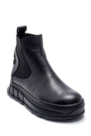 Women's Leather Thick Soled Boots | Derimod