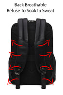 D-Pack Unisex Black Leather Backpack | Derimod