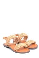Kadın Örgü Detaylı Casual Sandalet | Derimod