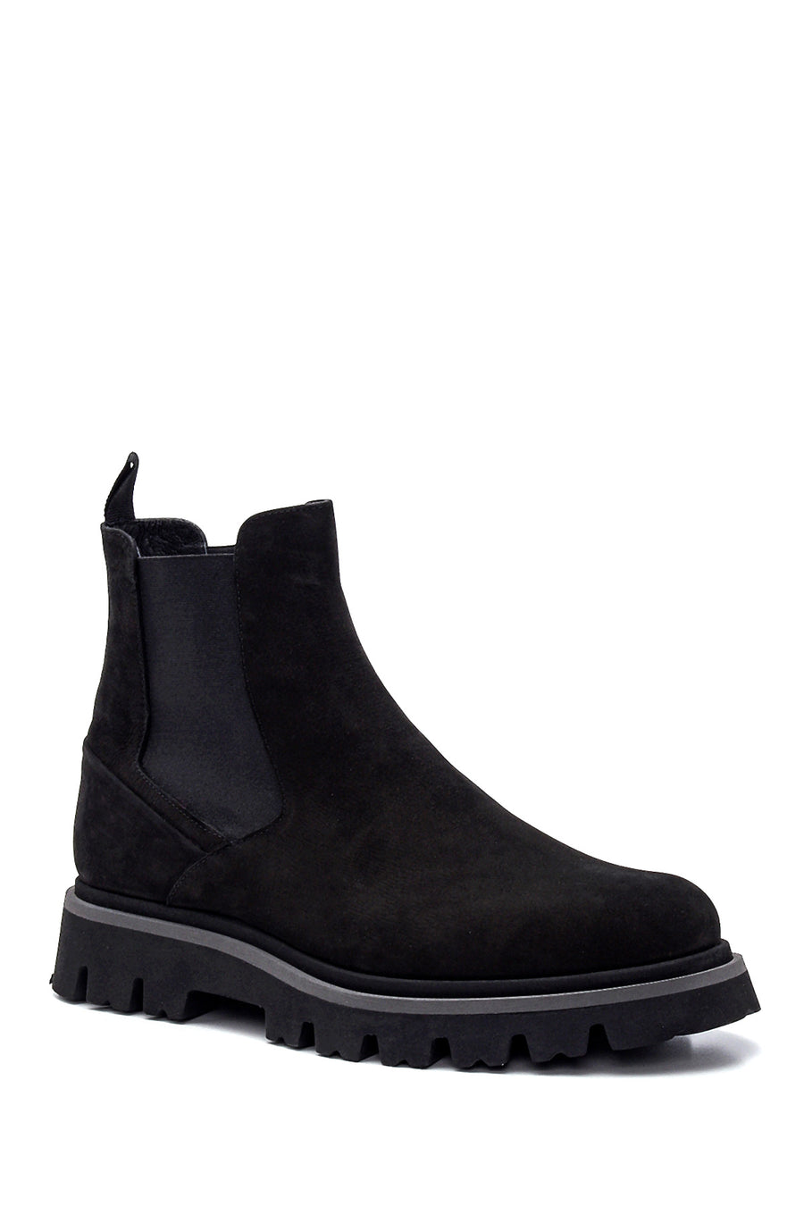 Men's Leather Nubuck Chelsea Boots