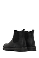 Male Black Leather Chelsea Boots | Derimod