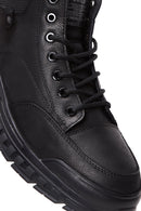 Men's Black Leather Boots | Derimod