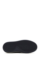Men's Navy Blue Suede Leather Casual Loafer | Derimod
