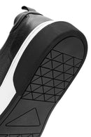 Male Black Lace-Up Thick-Soled Leather Sneaker | Derimod