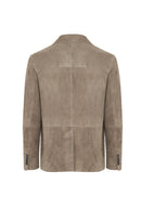 Rodrygo Men's Mink Blazer Suede Leather Jacket | Derimod