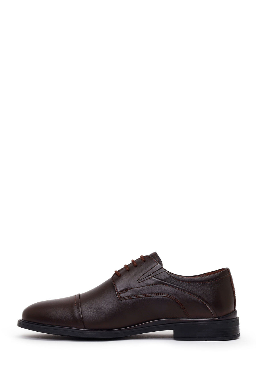 Male Brown Lace-up Leather Casual Shoes
