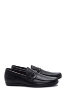 Erkek Siyah Deri Tokalı Casual Loafer | Derimod