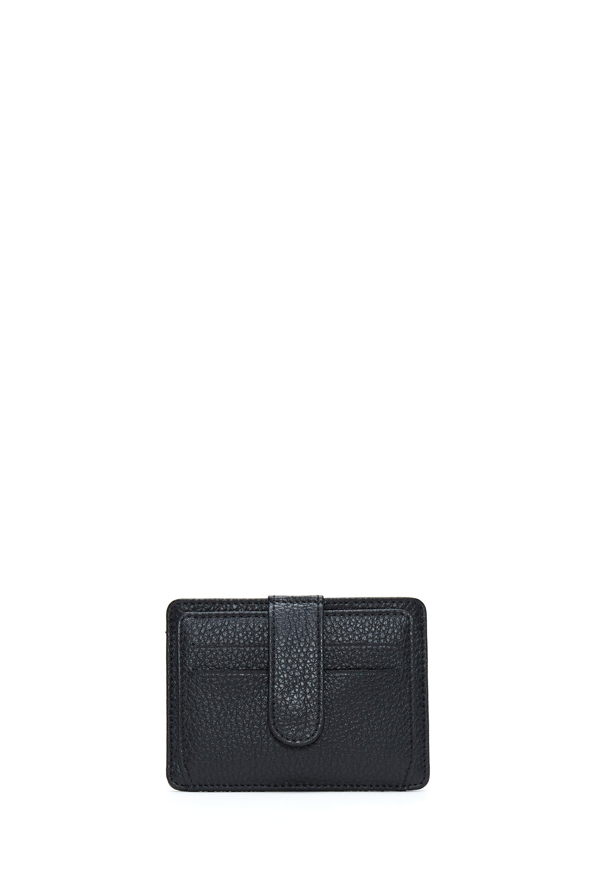Men's Black Leather Casual Card Holder 000A2D6301FT | Derimod