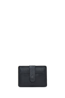 Men's Black Leather Casual Card Holder | Derimod