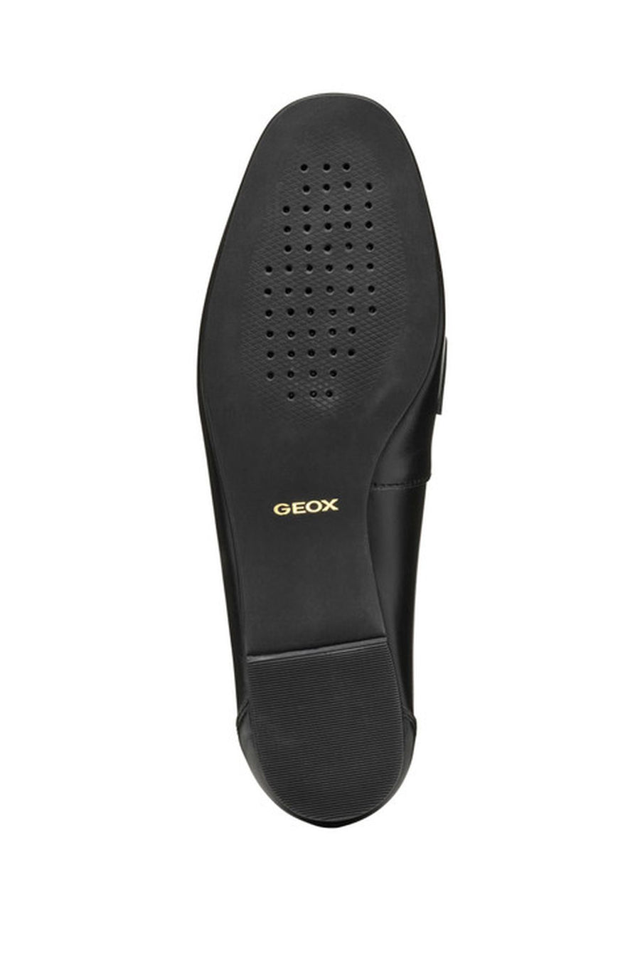 Geox Women's Black Llizia Leather Masculine Loafer