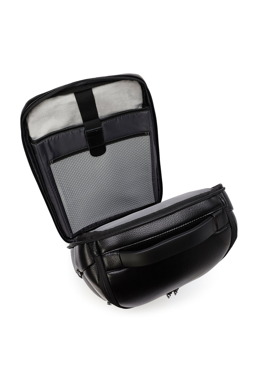D-Pack Unisex Siyah Teknolojik Deri Sırt Çantası