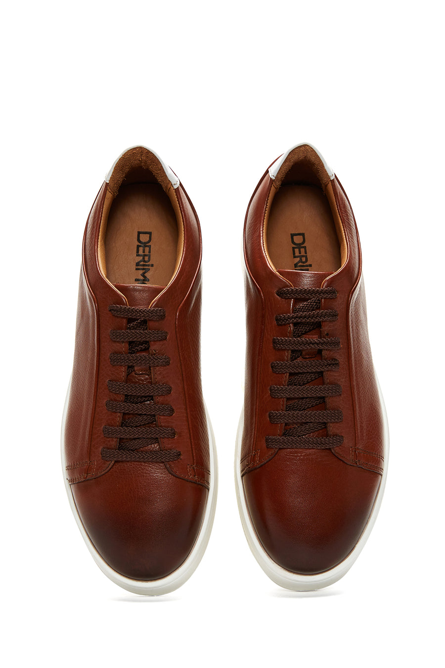 Erkek Taba Deri Sneaker