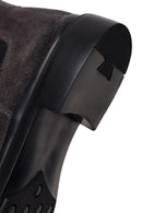 Male Grey Suede Chelsea Boots | Derimod