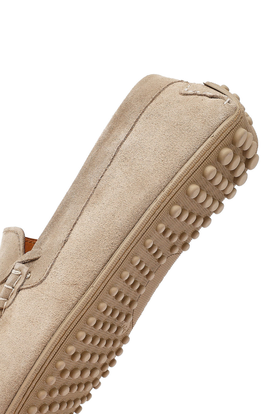 Men's Beige Suede Leather Casual Loafer
