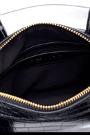 Women's Transparent Crocodile Patterned Shoulder Bag | Derimod