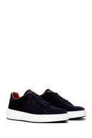 Men's Leather Suede Sneaker | Derimod