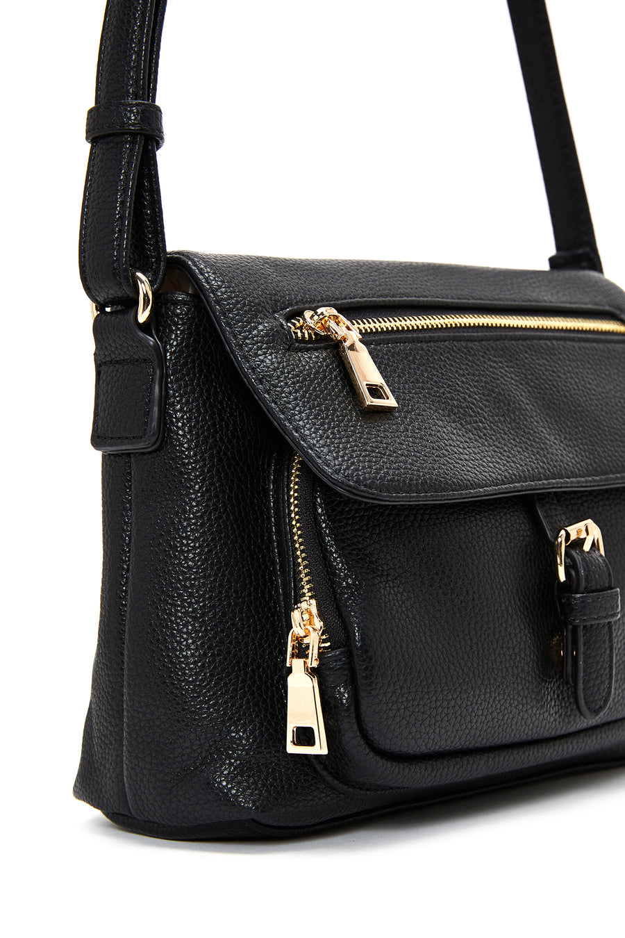 Women's Black Crossbody Bag