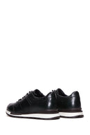 Men's Green Leather Sneaker | Derimod