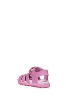 Geox Kız Bebek Pembe B Sandal Fusbetto A - Synt.Lea Bantlı Sandalet | Derimod