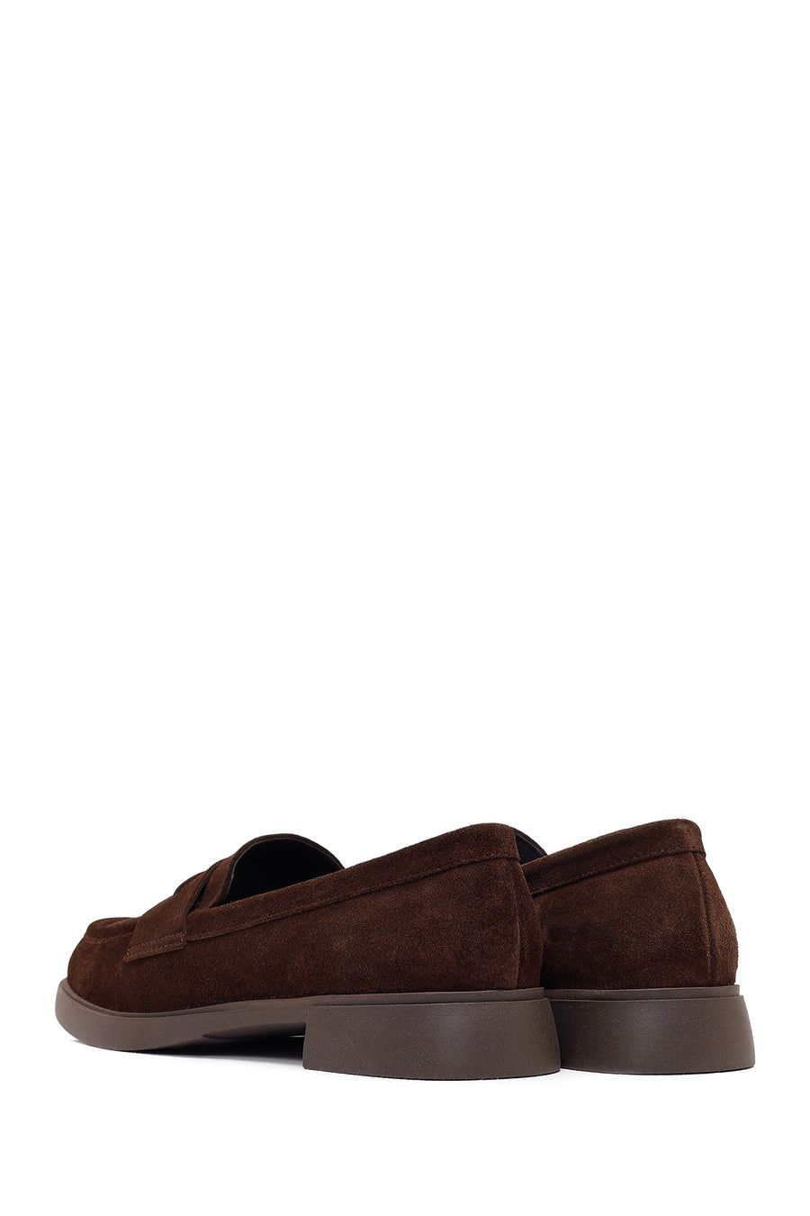Women's Brown Suede Leather Loafer
