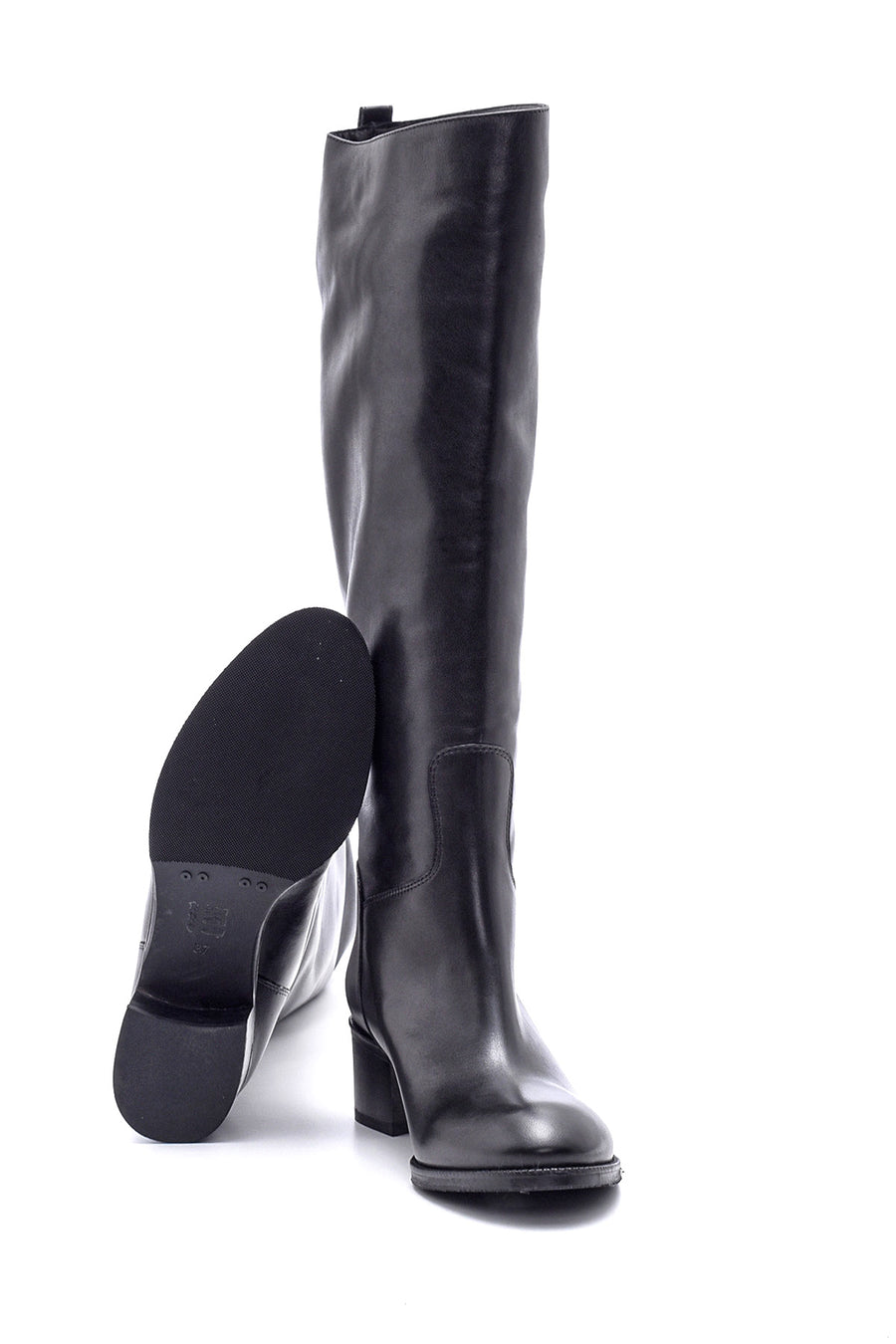 Women's Heeled Leather Boots
