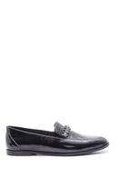 Women's Stoned Patent Leather Loafer | Derimod