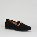 Women's Suede Shoes with Chain | Derimod