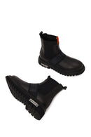 Harley Davidson Male Black Polperro Leather Chelsea Boots | Derimod