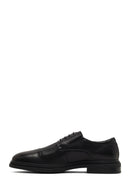 Men's Black Lace-Up Leather Classic Shoe | Derimod