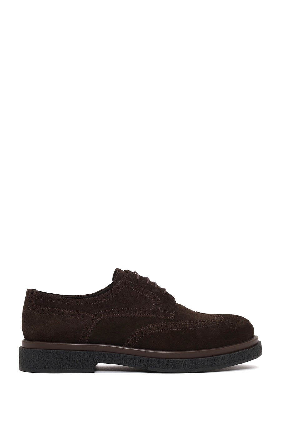Male Brown Lace-up Suede Casual Shoes WM820003DS | Derimod