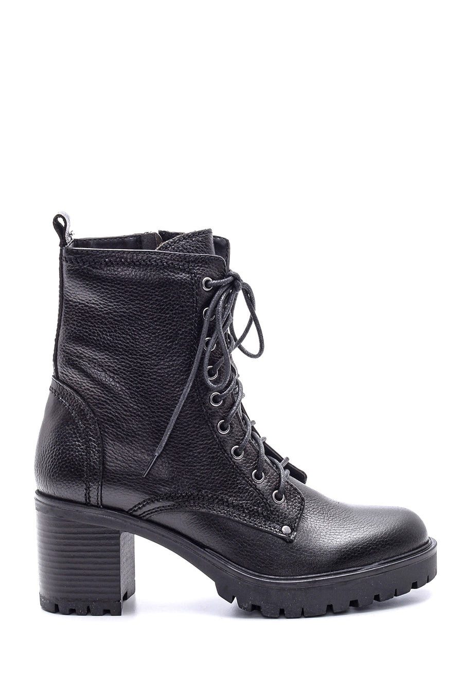 Women's Heeled Leather Boots 19WFD2263FT | Derimod