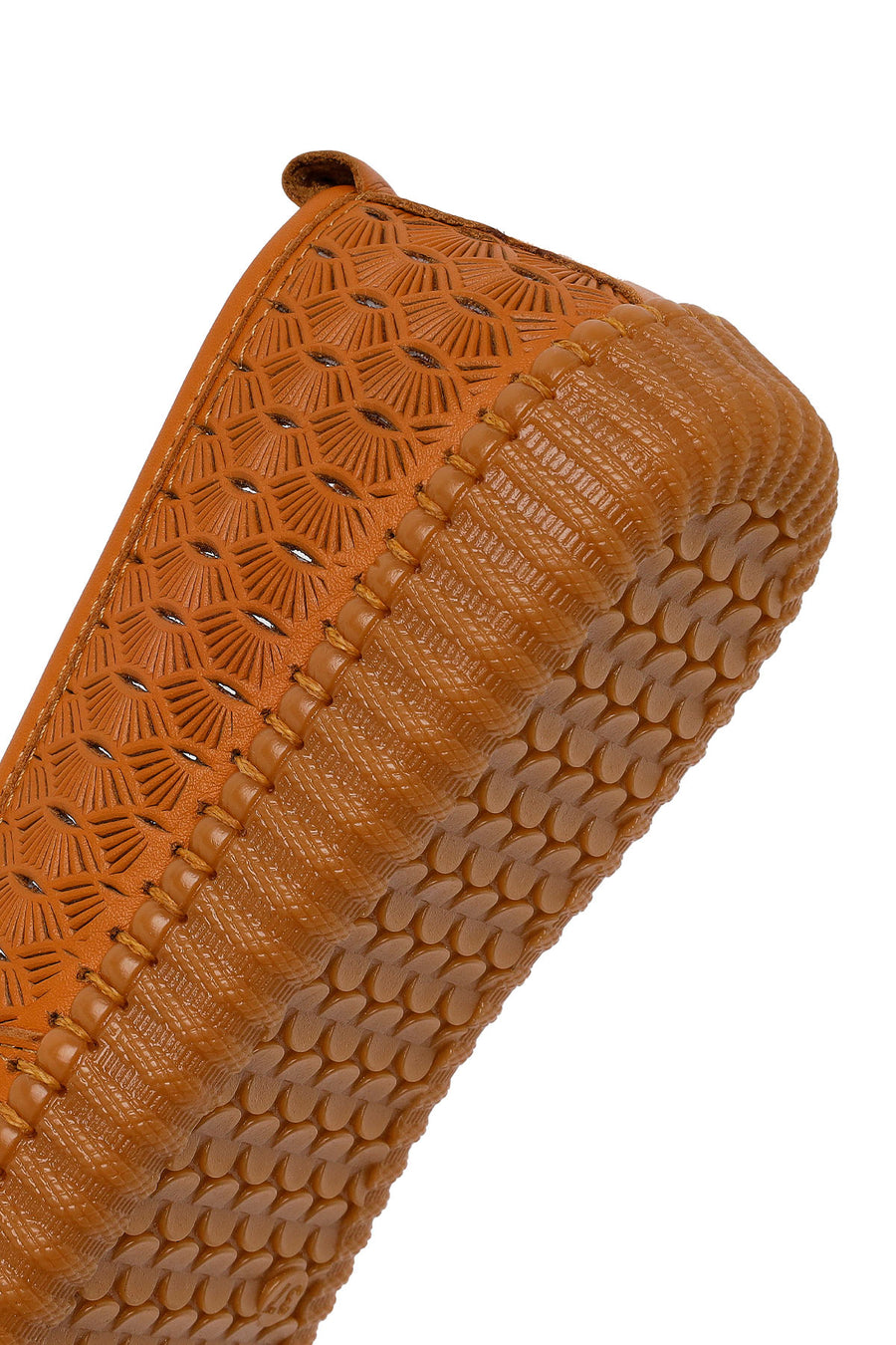 Woman Tan Leather Comfort Loafer