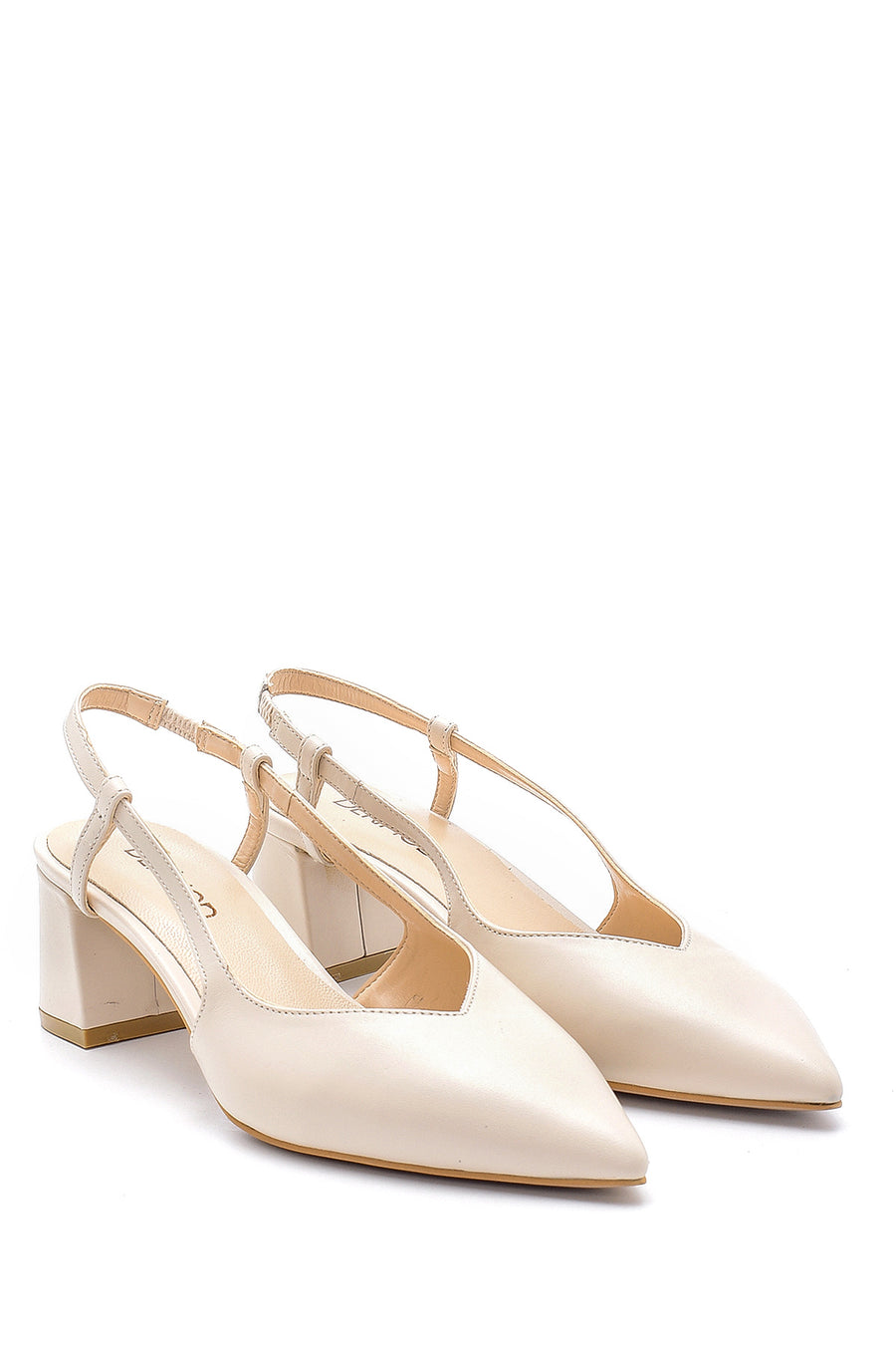 Women's Leather Heeled Shoes