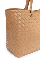 Woman Beige Printed Shoulder Bag | Derimod