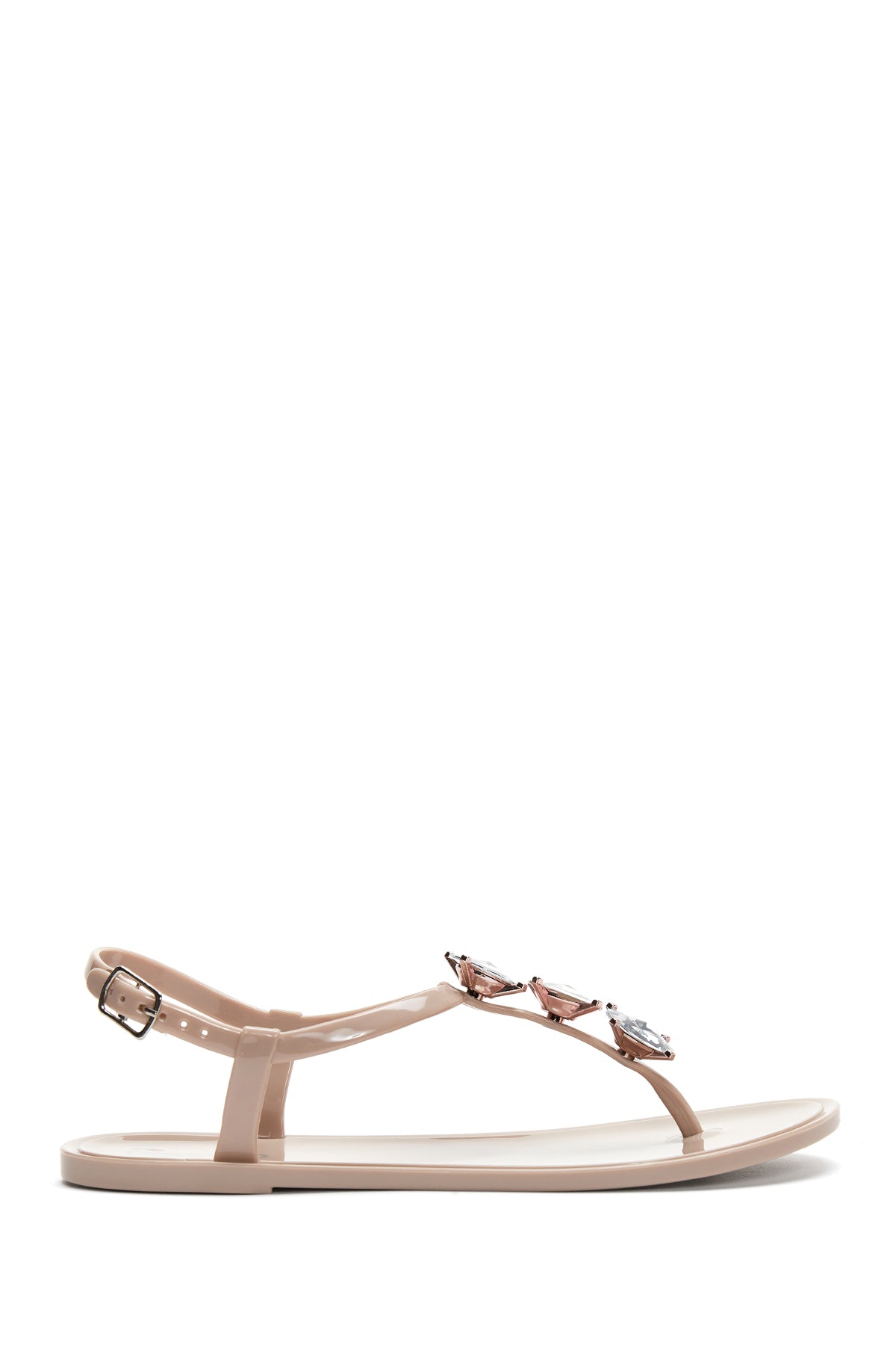 Women's Pink Stone Flip Flops Sandals 22SFE4932PV | Derimod