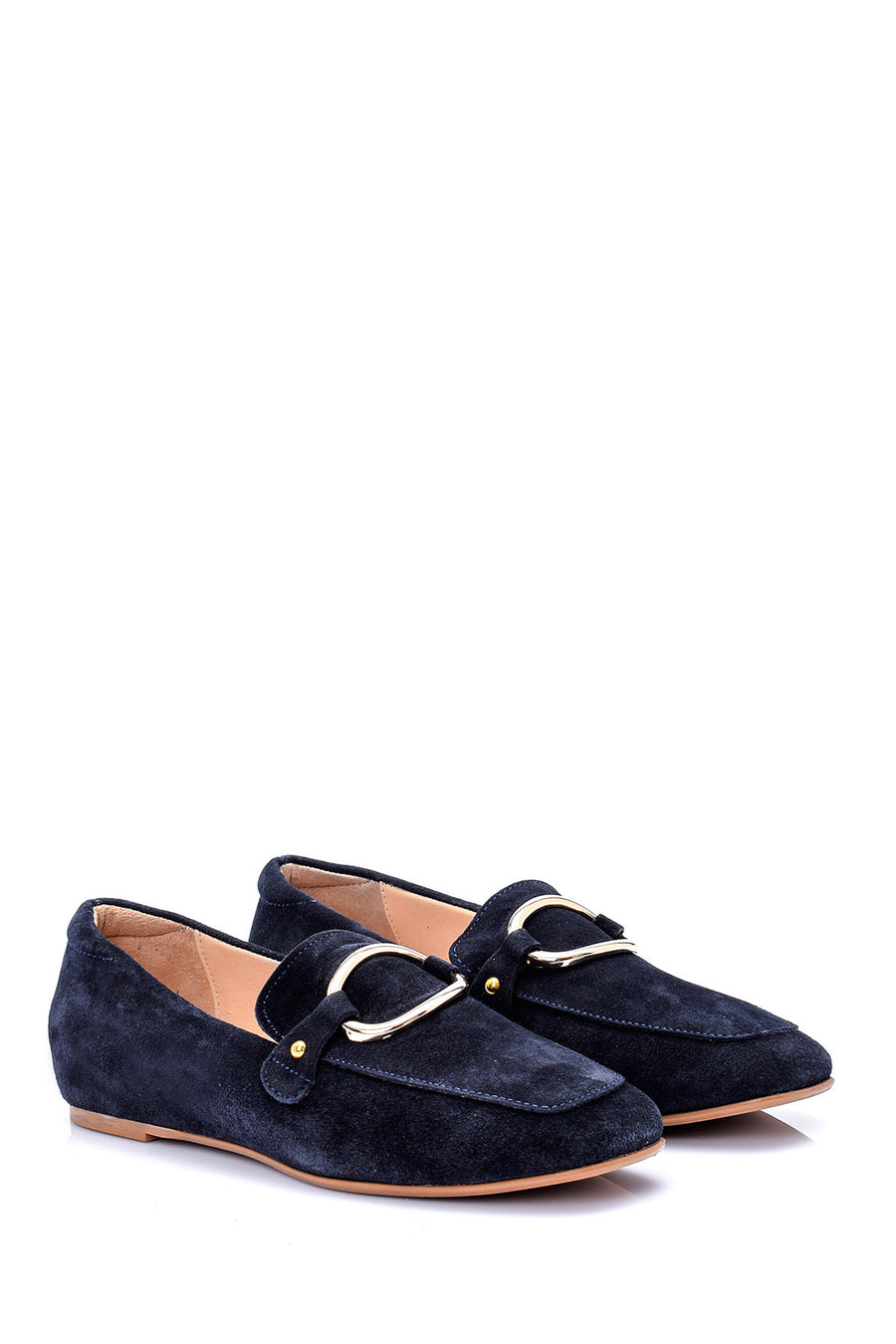 Women's Suede Buckle Loafer