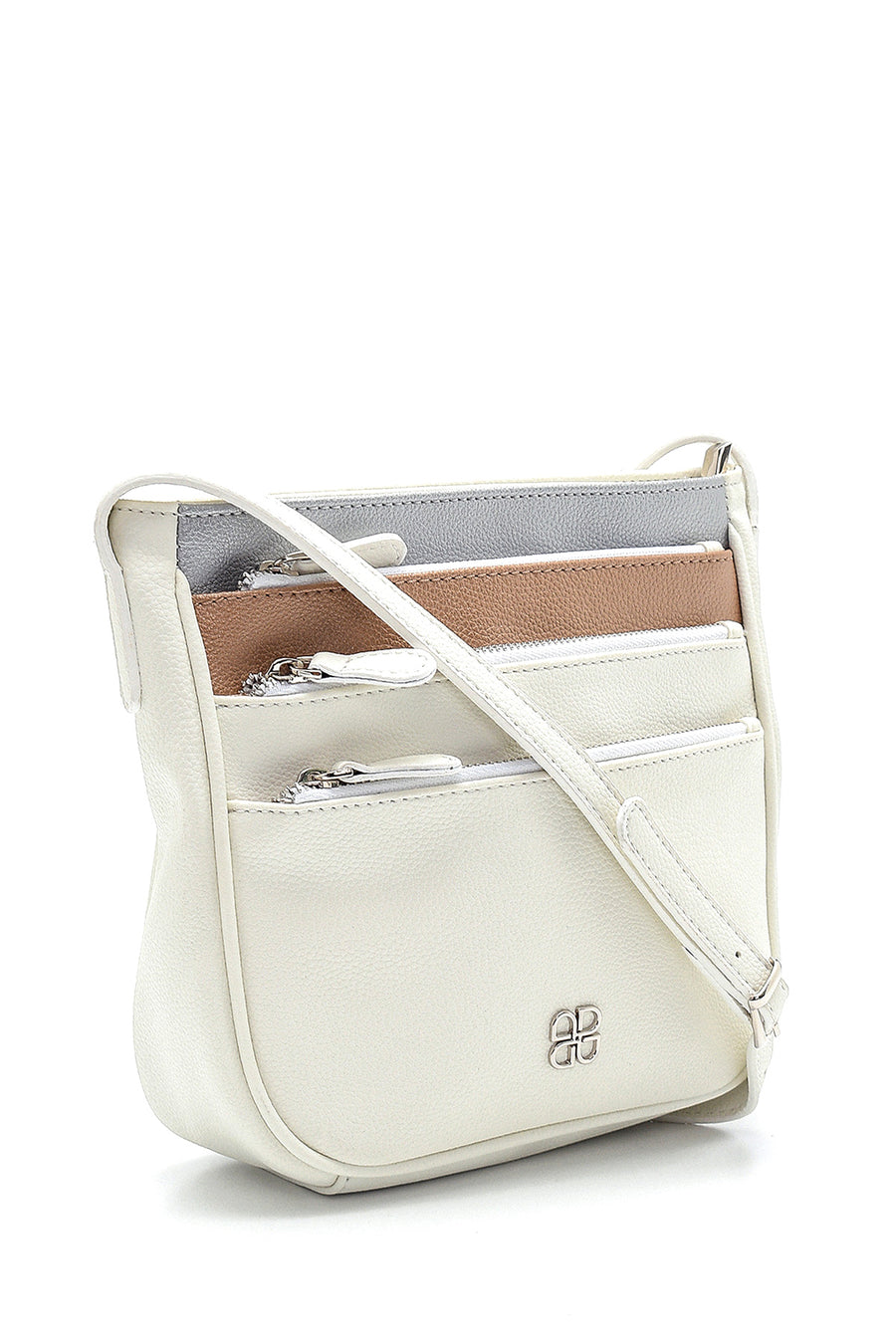 Women's Zipper Detailed Crossbody Bag