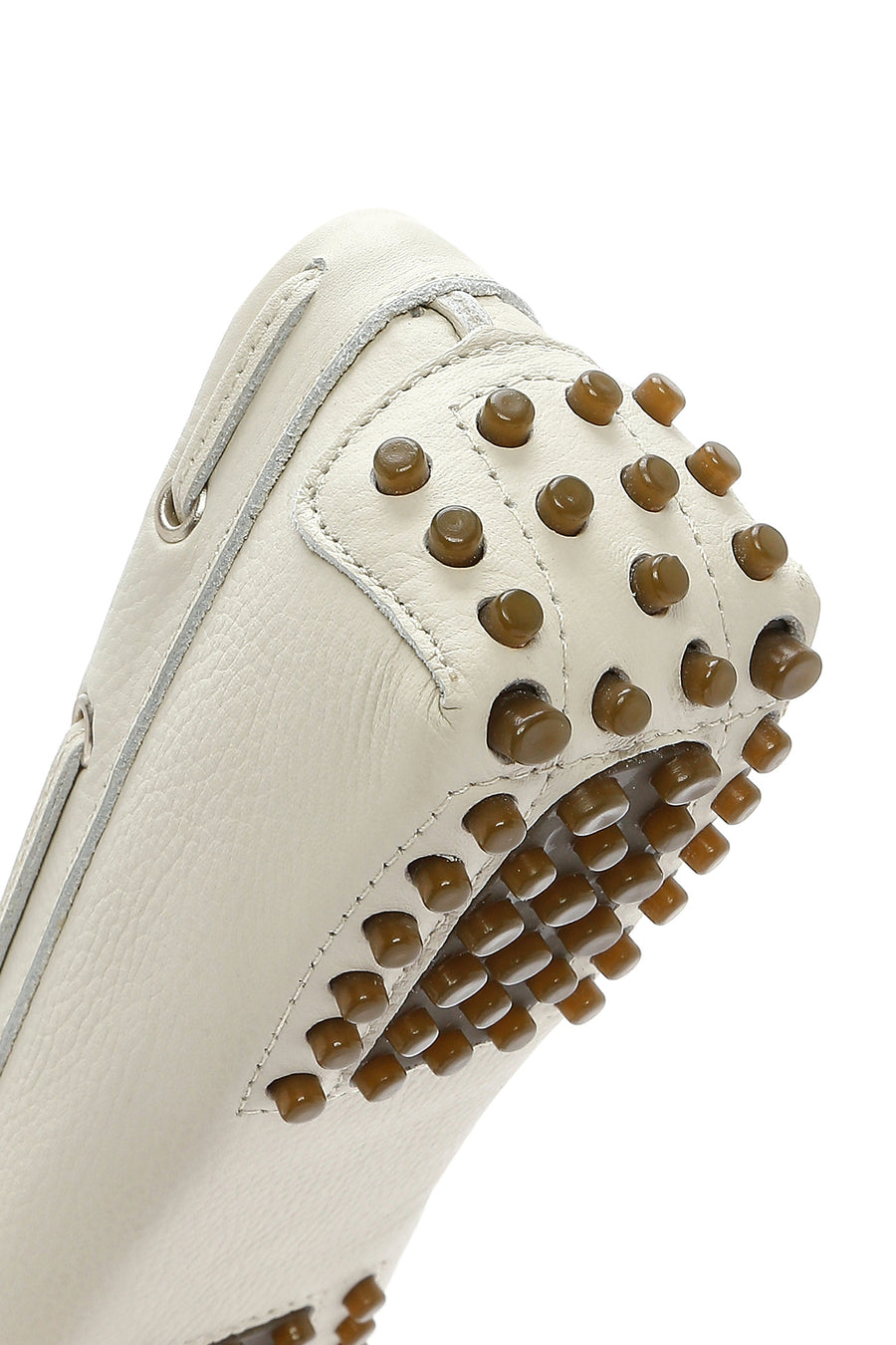 Woman Cream Leather Loafer