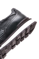 Men's Green Leather Sneaker | Derimod