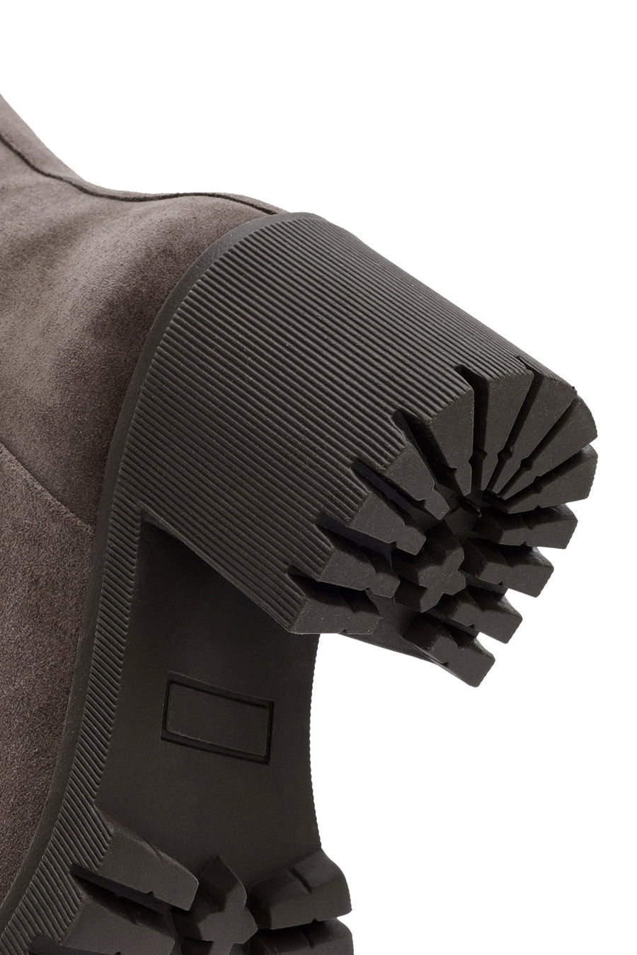 Women's Mink Heeled Zippered Suede Leather Boots
