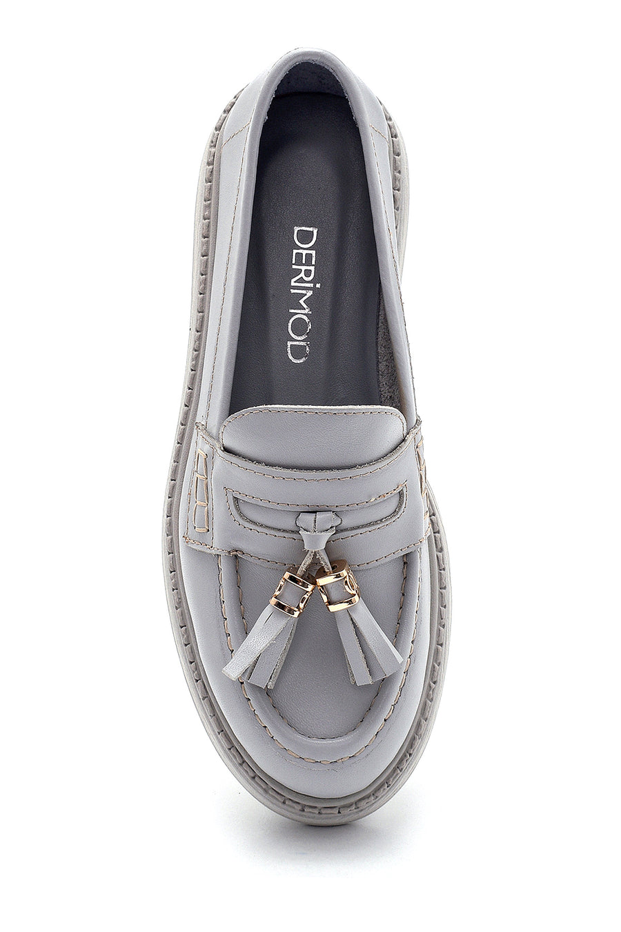 Women's Leather Tassel Detailed Loafer