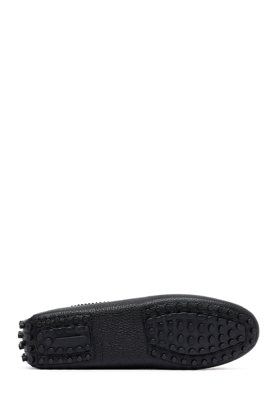Woman Black Leather Loafers