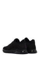 Erkek Siyah Bağcıklı Nubuk Deri Comfort Sneaker | Derimod