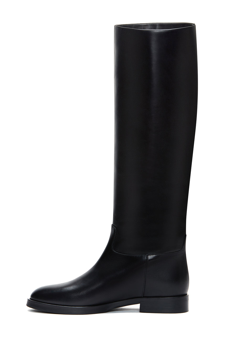 Woman Black Leather Boot