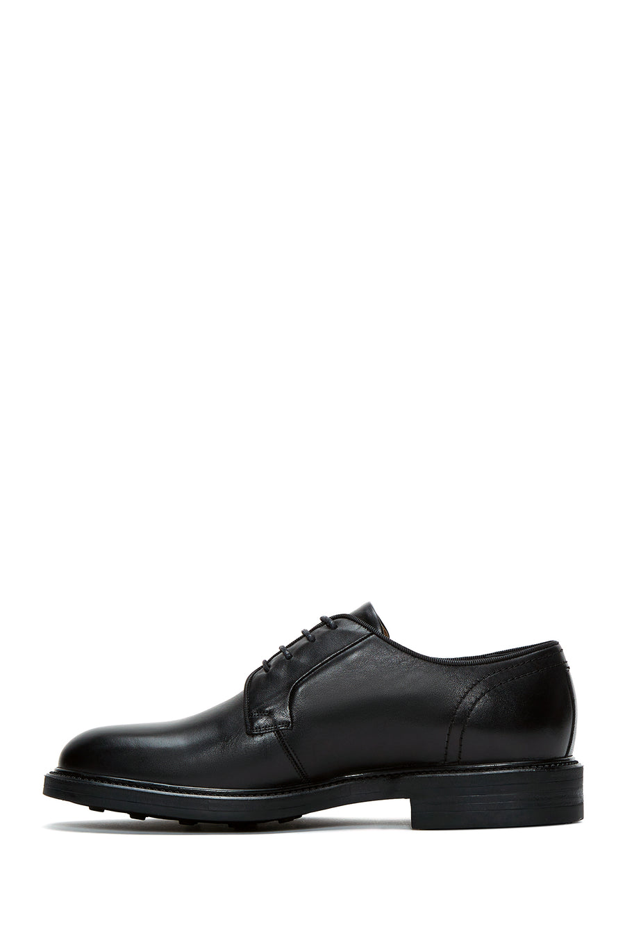 Men's Black Lace Up Leather Casual Shoes