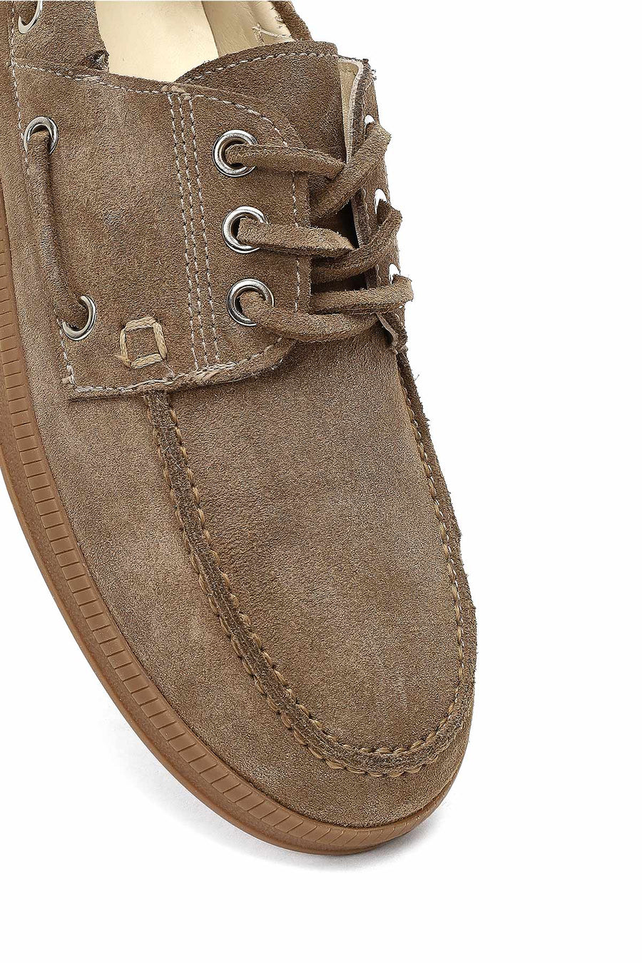 Women's Mink Lace-up Suede Leather Casual Shoes
