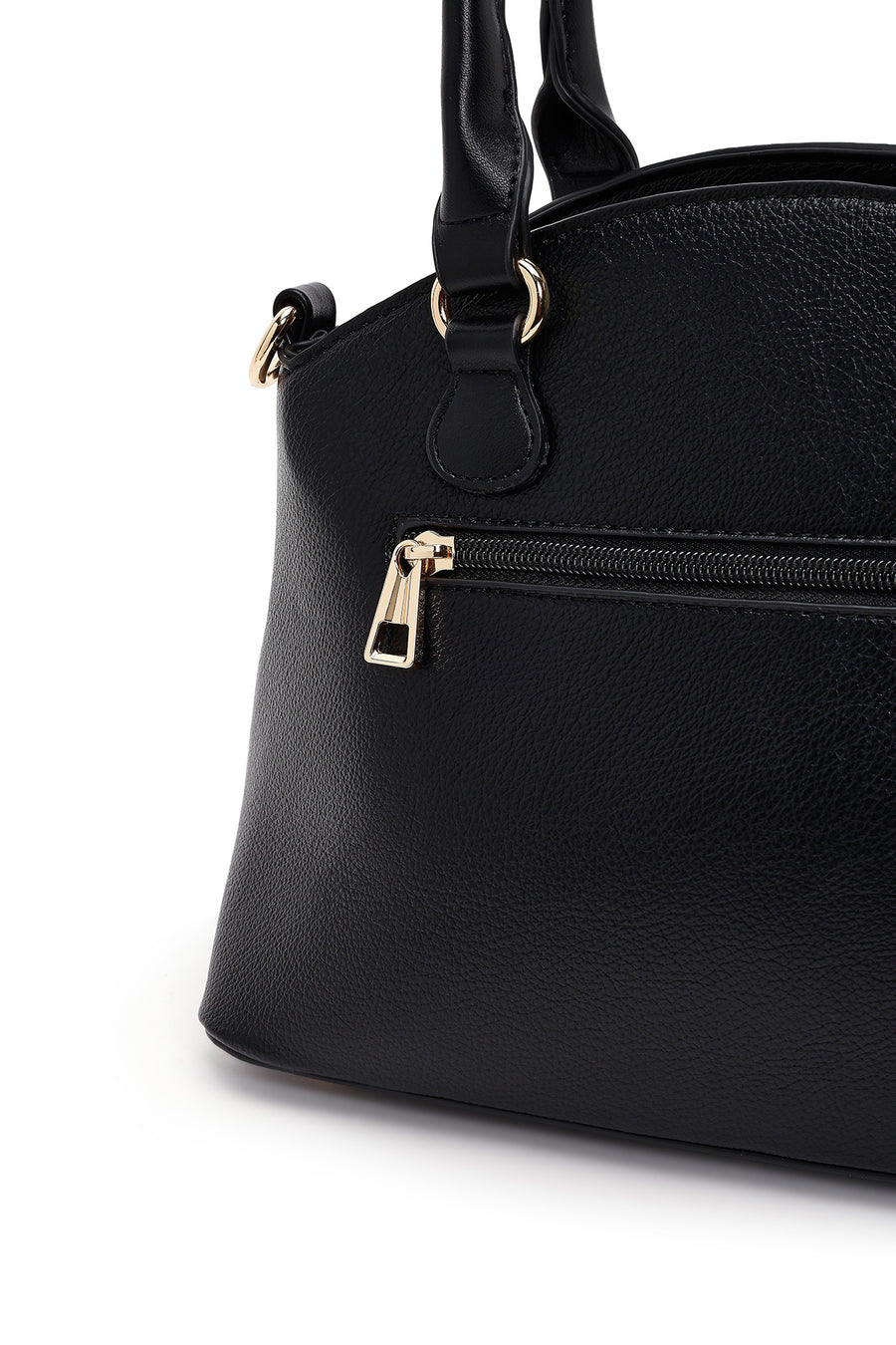 Women's Black Long Strap Accessory Handbag
