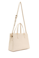 Women's Cream Long Strap Classic Handbag | Derimod